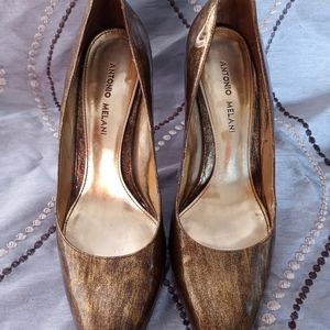 Antonio Melani Gold Heels